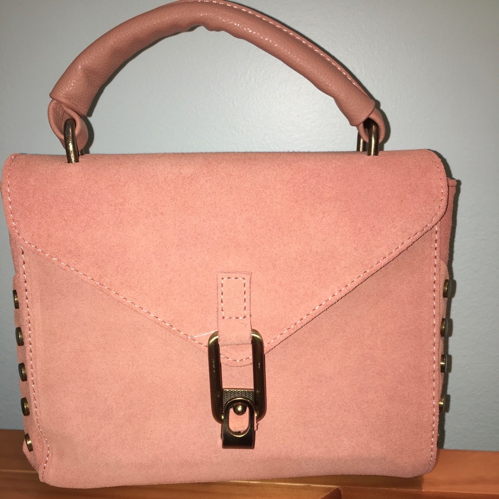 🎅🏼SALE🎁 NWOT Lionel Genuine Suede Top Handle Shoulder Bag